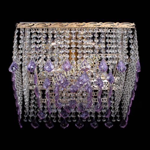 Люстра Квадрат Гамма Дубик цветная в Саратове Гусь Хрустальный