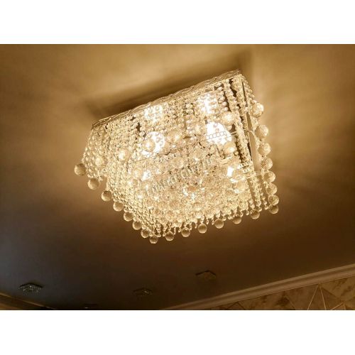 Люстра Квадрат гамма шар 30 мм длинная в Саратове Гусь Хрустальный