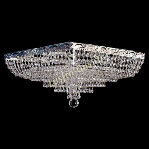 Люстра Квадрат Капель в Саратове Гусь Хрустальный