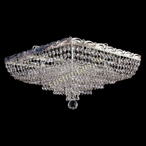 Люстра Квадрат Капель в Саратове Гусь Хрустальный