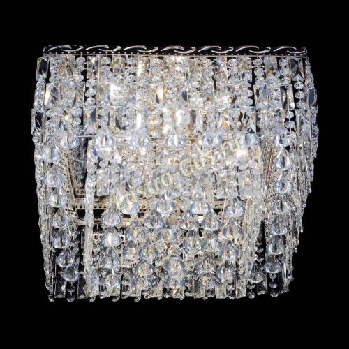 Люстра Квадрат Каскад с пластинками в Саратове Гусь Хрустальный