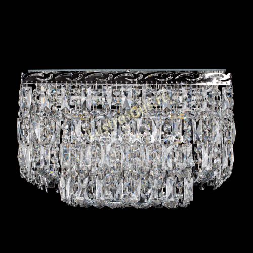 Люстра Квадрат Каскад с пластинками в Саратове Гусь Хрустальный