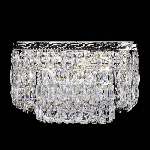 Люстра Квадрат Каскад с пластинками в Саратове Гусь Хрустальный