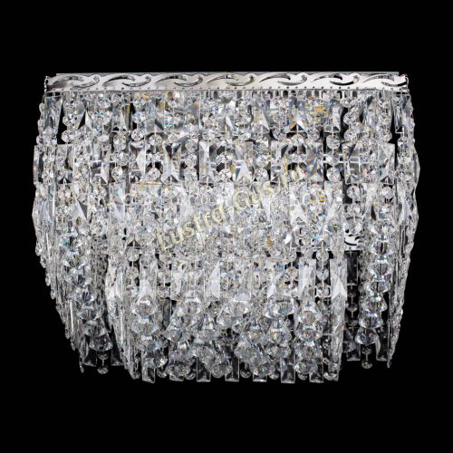 Люстра Квадрат Каскад с пластинками в Саратове Гусь Хрустальный