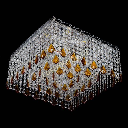 Люстра Квадрат Оптикон Лепестки чайная в Саратове Гусь Хрустальный