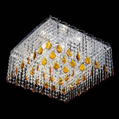 Люстра Квадрат Оптикон Лепестки чайная в Саратове Гусь Хрустальный