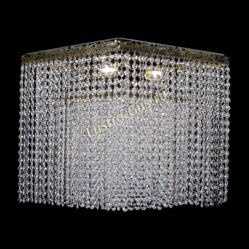 Люстра Квадрат Оптикон плюс под бронзу в Саратове Гусь Хрустальный