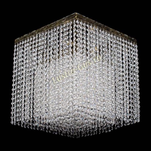 Люстра Квадрат Оптикон плюс под бронзу в Саратове Гусь Хрустальный