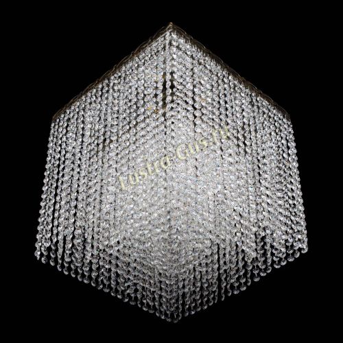 Люстра Квадрат Оптикон плюс под бронзу в Саратове Гусь Хрустальный