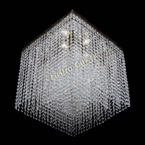 Люстра Квадрат Оптикон плюс под бронзу в Саратове Гусь Хрустальный