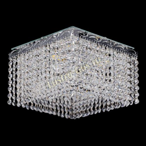 Люстра Квадрат Оптикон 3 лампы в Саратове Гусь Хрустальный