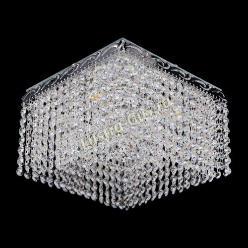 Люстра Квадрат Оптикон 3 лампы в Саратове Гусь Хрустальный