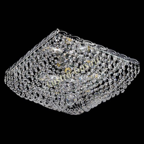 Люстра Квадрат Сетка в Саратове Гусь Хрустальный