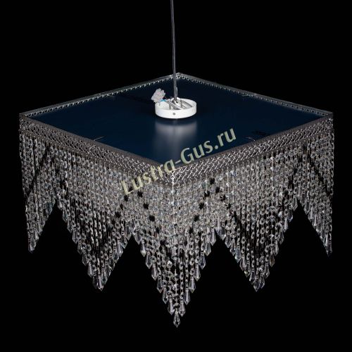 Люстра Квадрат Венеция уголки №5 черная в Саратове Гусь Хрустальный