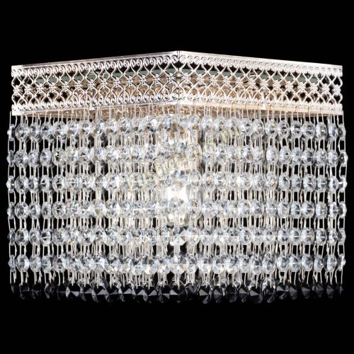 Люстра Квадрат Венеция №1 черная в Саратове Гусь Хрустальный