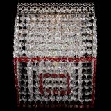 Люстра Квадрат Венеция №1 красная в Саратове