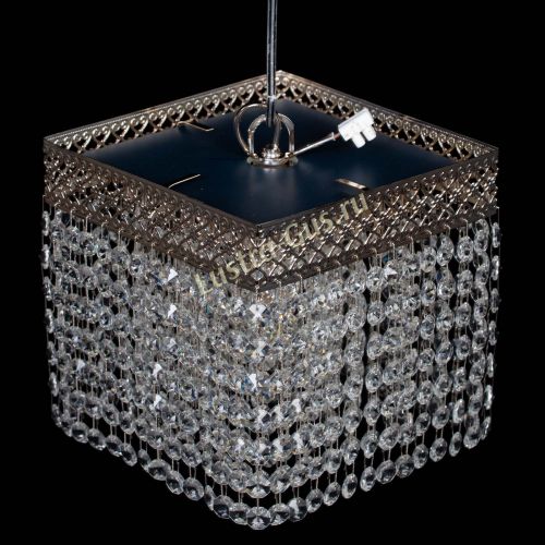 Люстра Квадрат Венеция №1 зеленая в Саратове Гусь Хрустальный