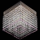 Люстра Квадрат Венеция №1 розовая в Саратове