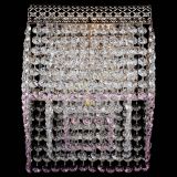 Люстра Квадрат Венеция №1 розовая в Саратове