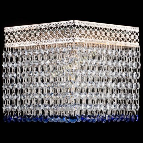 Люстра Квадрат Венеция №1 синяя в Саратове Гусь Хрустальный