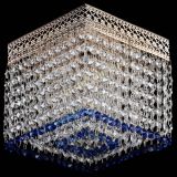 Люстра Квадрат Венеция №1 синяя в Саратове