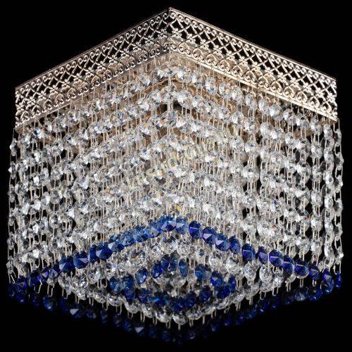 Люстра Квадрат Венеция №1 синяя в Саратове Гусь Хрустальный