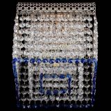 Люстра Квадрат Венеция №1 синяя в Саратове