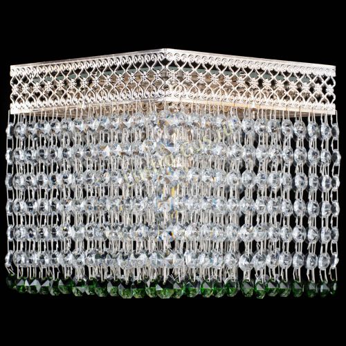 Люстра Квадрат Венеция №1 зеленая в Саратове Гусь Хрустальный