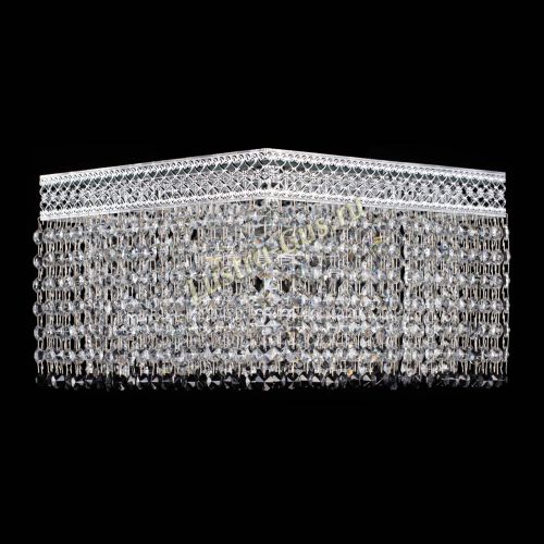 Люстра Квадрат Венеция №3 черная в Саратове Гусь Хрустальный