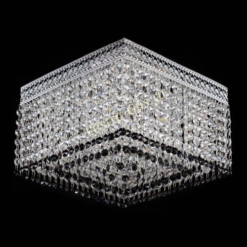 Люстра Квадрат Венеция №3 черная в Саратове Гусь Хрустальный