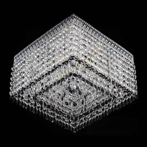 Люстра Квадрат Венеция №3 черная в Саратове Гусь Хрустальный