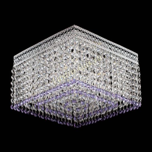 Люстра Квадрат Венеция №3 фиолетовая в Саратове Гусь Хрустальный