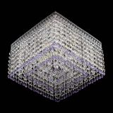 Люстра Квадрат Венеция №3 фиолетовая в Саратове