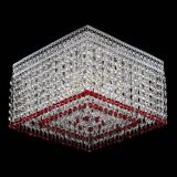 Люстра Квадрат Венеция №3 красная в Саратове