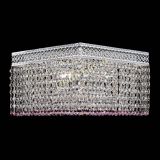 Люстра Квадрат Венеция №3 розовая в Саратове