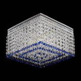 Люстра Квадрат Венеция №3 синяя в Саратове