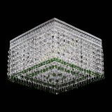 Люстра Квадрат Венеция №3 зеленая в Саратове