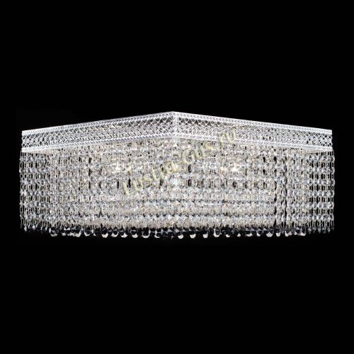 Люстра Квадрат Венеция №5 черная в Саратове Гусь Хрустальный