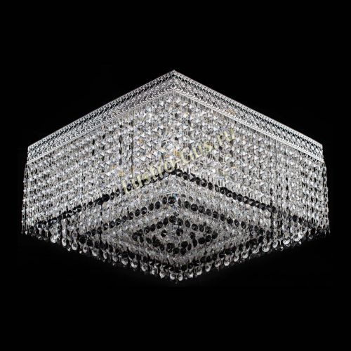 Люстра Квадрат Венеция №5 черная в Саратове Гусь Хрустальный