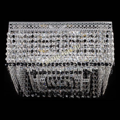 Люстра Квадрат Венеция №5 черная в Саратове Гусь Хрустальный