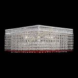 Люстра Квадрат Венеция №5 красная в Саратове