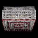 Люстра Квадрат Венеция №5 красная в Саратове