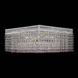 Люстра Квадрат Венеция №5 розовая в Саратове