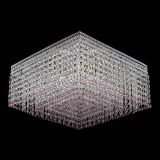 Люстра Квадрат Венеция №5 розовая в Саратове