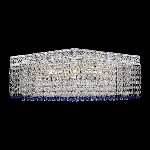 Люстра Квадрат Венеция №5 синяя в Саратове Гусь Хрустальный