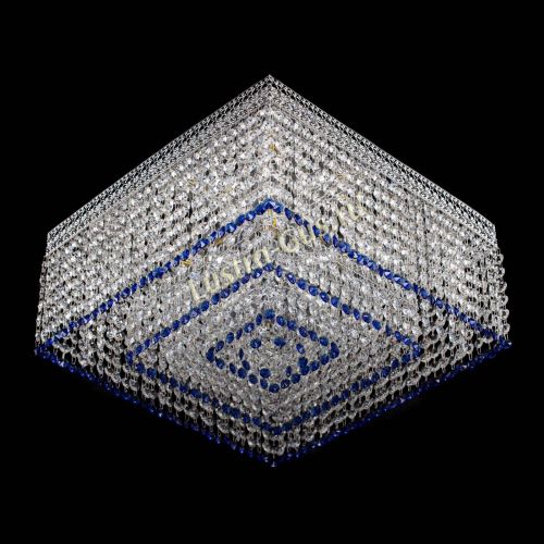 Люстра Квадрат Венеция №5 синяя в Саратове Гусь Хрустальный