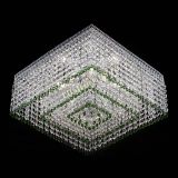 Люстра Квадрат Венеция №5 зеленая в Саратове