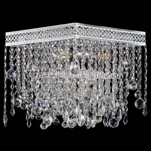 Люстра Квадрат Венеция капель №3 в Саратове Гусь Хрустальный