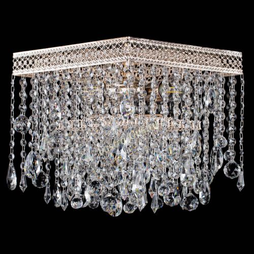 Люстра Квадрат Венеция капель №3 в Саратове Гусь Хрустальный