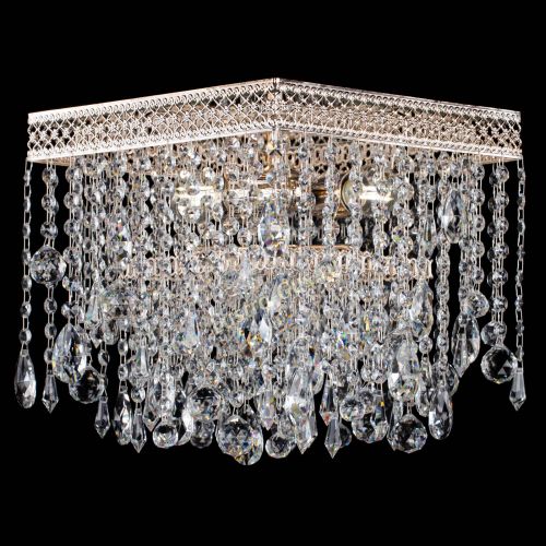 Люстра Квадрат Венеция капель №3 в Саратове Гусь Хрустальный